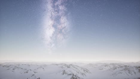 Milky-Way-above-Snow-Covered-Terrain